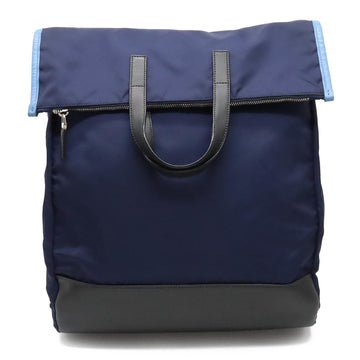 PRADA Backpack Rucksack Tote Bag Nylon BALTICO Navy NERO Black Boutique Purchased Item 2VZ009