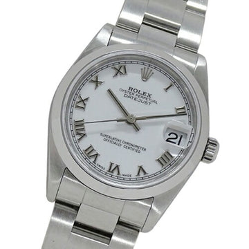 ROLEX Datejust 78240 K series watch for boys, automatic, AT, stainless steel, SS, silver, white, Roman, polished