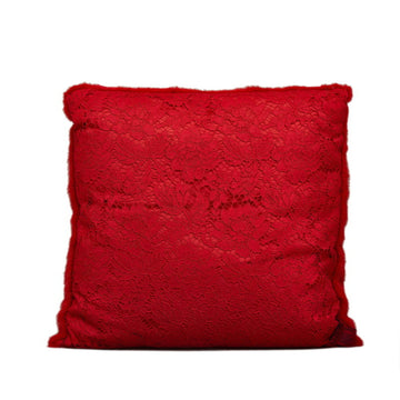 VALENTINO Cushion Red Cotton Silk Polyester Women's