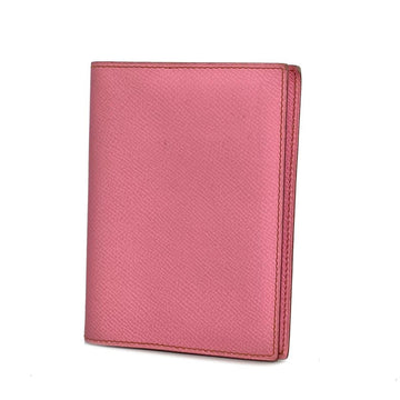 HERMES Diary Cover Agenda M Engraved Epsom Pink Men's Women's
