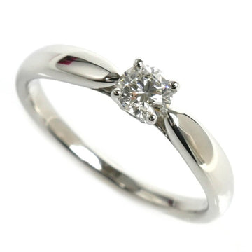 TIFFANY & Co.  Pt950 Platinum Harmony Diamond Ring, 0.22ct, Size 9, 3.1g, Women's
