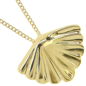 TIFFANY & Co. Shell motif necklace, K18 yellow gold, approx. 3.3g, motif, ladies, A+ rank, I120124029
