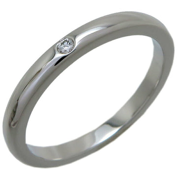 TIFFANY Pt950 Wedding Diamond Men's Ring, Platinum, Size 16