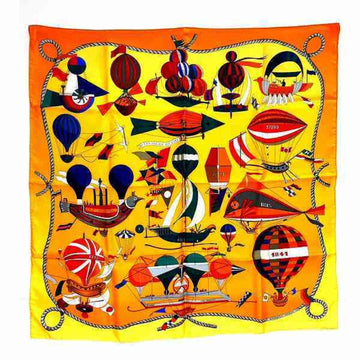 HERMES Carre 90 Madness of the Sky Brand Accessories Muffler/Scarf Women's