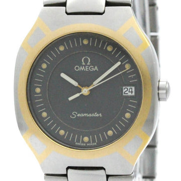 OMEGAPolished  Seamaster Polaris 18K Gold Steel Mens Watch 396.1022 BF571718