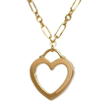 TIFFANY Sentimental Heart Necklace Pink Gold f-19999 K18 750 &Co. PG Chain Ladies