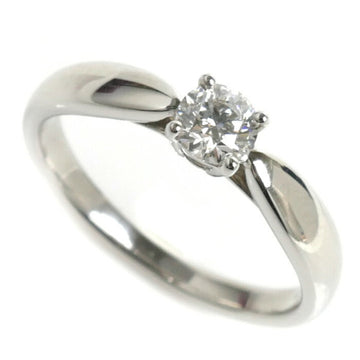 TIFFANY & Co.  Pt950 Platinum Harmony Diamond Ring, 0.22ct, Size 6.5, 3.2g, Women's