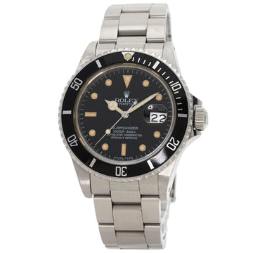 ROLEX 16800 Submariner Date Tritium Late Model Full Set Wristwatch Stainless Steel SS Men's