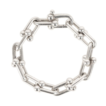 TIFFANY&Co.  Hardware Large Link Bracelet, 925 Silver Chain, Men's