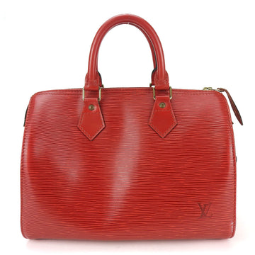 LOUIS VUITTON Handbag Speedy 25 M43017 Epi Leather Castilian Red Women's