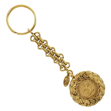 CHANEL Coco Mark Keychain Gold Plated COCO Women's I131824027