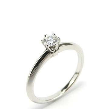 TIFFANY Ring, Pt950, Diamond, Approx. 3.2g, Platinum, Engagement, Women's, &Co.