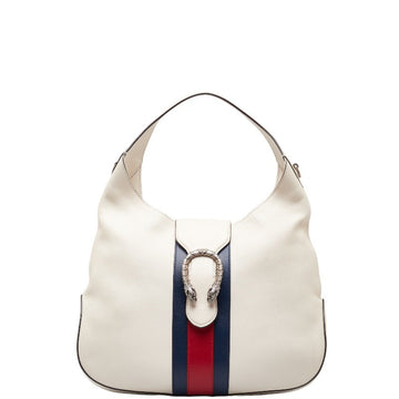GUCCI Dionysus Bag Handbag 446687 White Multicolor Leather Women's