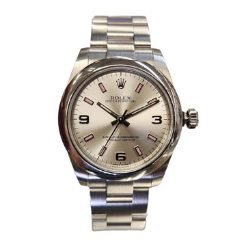 ROLEX Oyster Perpetual Watch for Women and Boys, Automatic, Silver, 177200