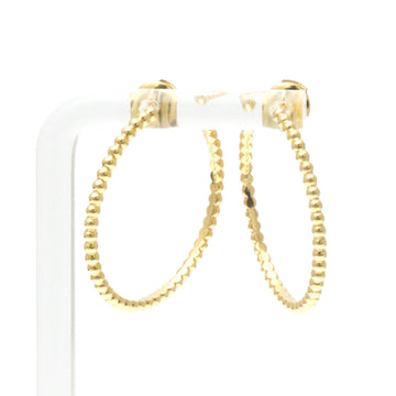 VAN CLEEF & ARPELS Perlee Pearls Of Gold Hoop Earrings Small Model No Stone Yellow Gold [18K] Hoop Earrings Gold