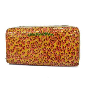 LOUIS VUITTON Long Wallet Vernis Leopard Collection Zippy M91476 Broncorail Ladies
