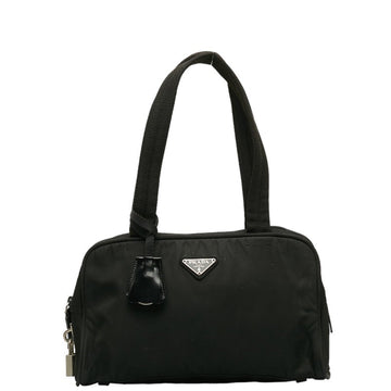PRADA handbag black nylon ladies