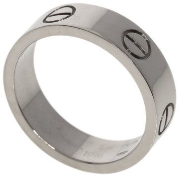 CARTIER Love Ring #54 Ring, K18 White Gold, Women's