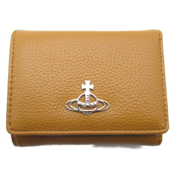 VIVIENNE WESTWOOD Purse Wallet Yellow leather Grain leather 51010018S000DE401