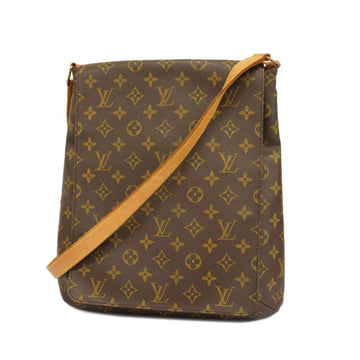 LOUIS VUITTON Shoulder Bag Monogram Musette M51256 Brown Ladies