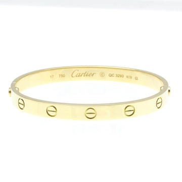 CARTIER Love Bracelet Yellow Gold [18K] No Stone Bangle Gold