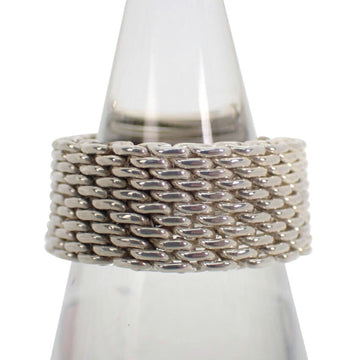 TIFFANY 925 Somerset mesh ring size 15.5