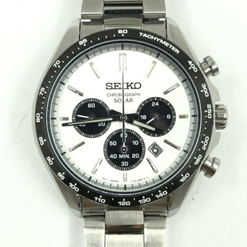 SEIKO V175-0FA0 solar watch with  frame