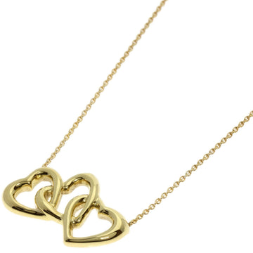 TIFFANY & Co. Triple Loving Heart Necklace, 18K Yellow Gold, Women's,
