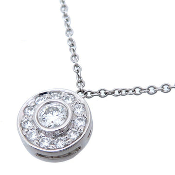 TIFFANY Pt950 Circlet Diamond Women's Necklace Platinum