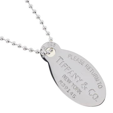 TIFFANY&Co. Return to Necklace Silver 925 Approx. 22.0g  & Co. Men's Women's I120124008