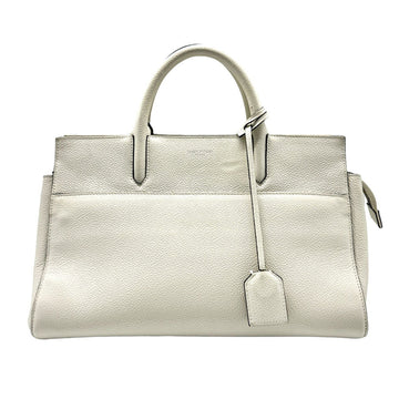 SAINT LAURENT Handbag Shoulder Bag Cavalive Gauche Leather Off-White Women's z0510