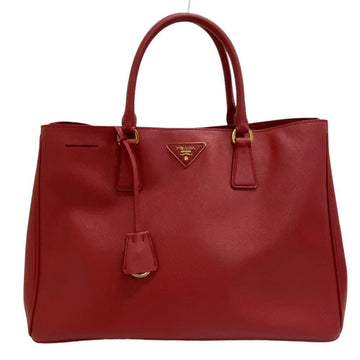 PRADA Saffiano Luxe Handbag Red Women's