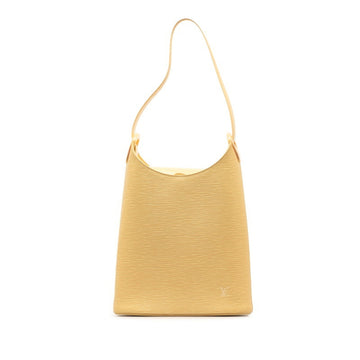 LOUIS VUITTON Epi Verseau Shoulder Bag M5281A Vanille Yellow Leather Women's
