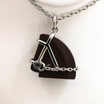 HERMES Cheval Pendant Necklace