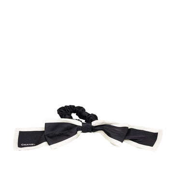 CHANEL Silk CC Bow Scrunchie Other Accessories