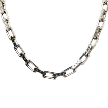 LOUIS VUITTON Monogram Chain Link Necklace Costume Necklace