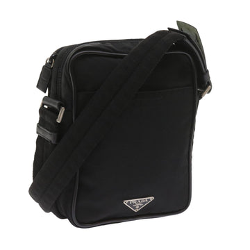 PRADA Shoulder Bag Nylon Black Auth ar10817