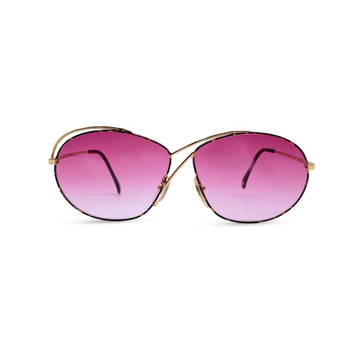 Casanova Vintage Pink Gold Plated Sunglasses C 02 56/20 130Mm