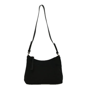 PRADA Shoulder Bag Nylon Black Auth bs8768