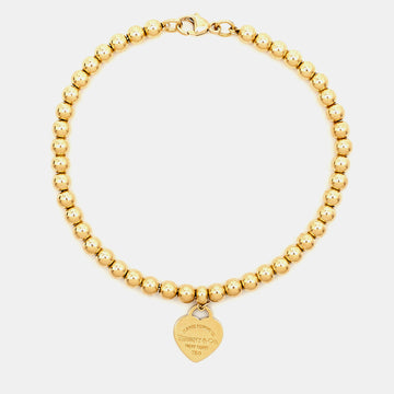 TIFFANY & CO. Return To Tiffany 18k Yellow Gold Beaded Bracelet