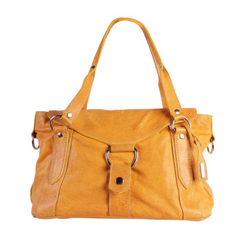 MIU MIU Yellow Leather Shoulder Bag