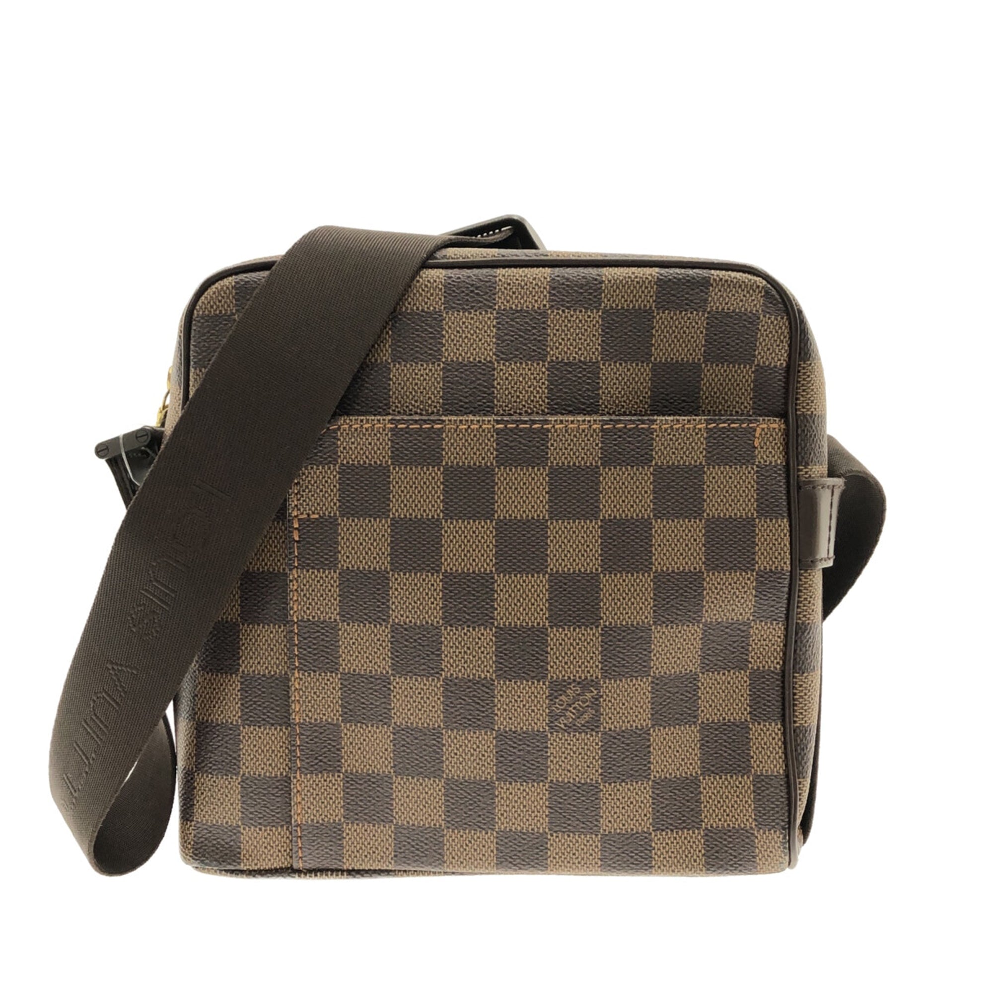 Louis Vuitton Vintage Brown Damier Ebene Olav PM Crossbody Bag
