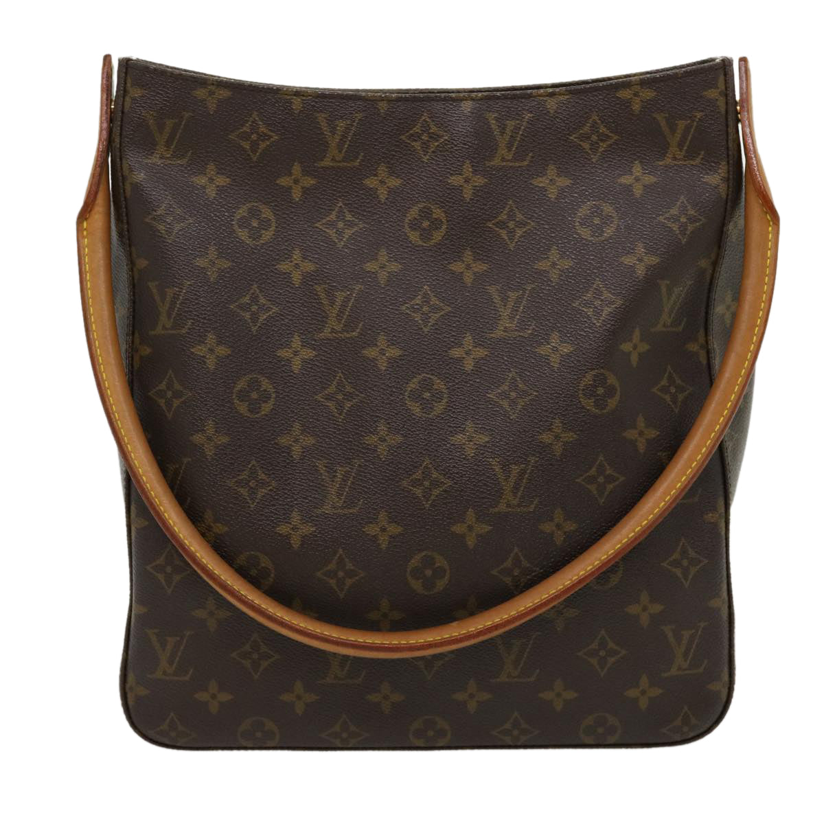 Louis Vuitton Womens Monogram GM Looping Shoulder Bag