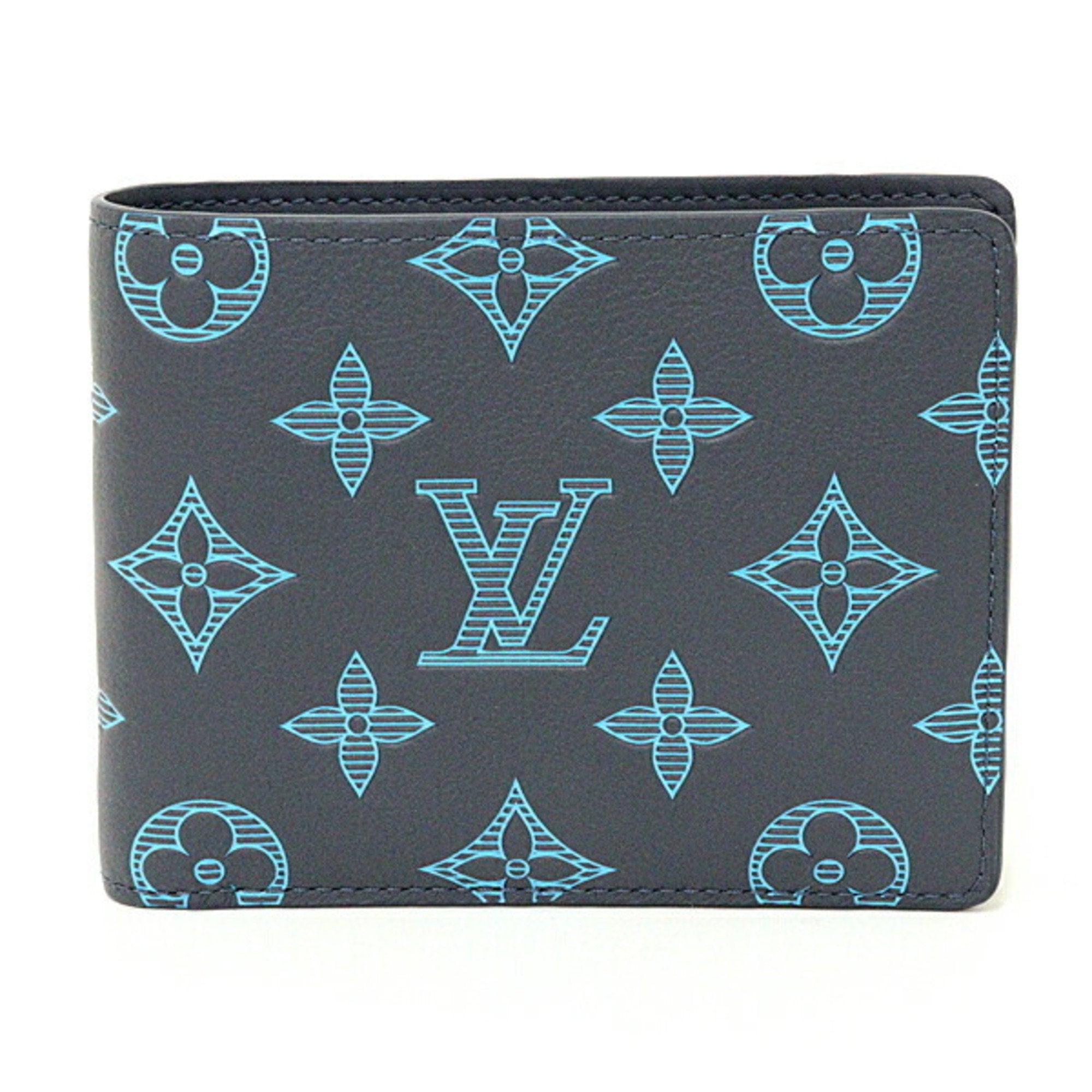 Louis Vuitton Monogram Womens Folding Wallets, Green
