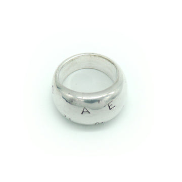 CHANEL silver 925 moon type signature ring No. 15