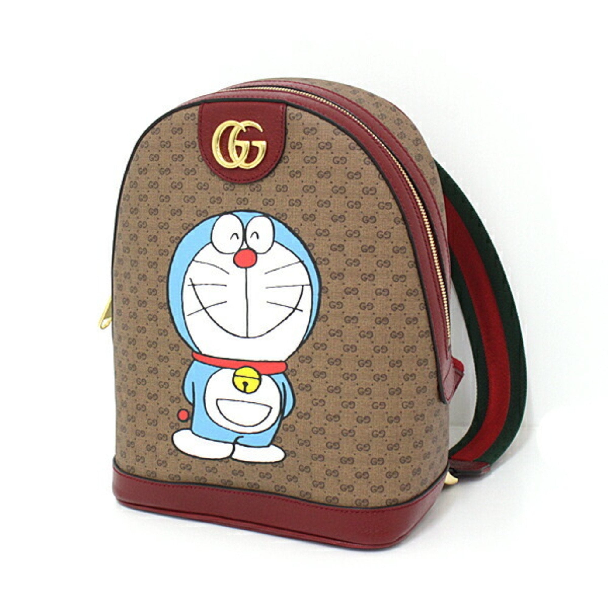 Gucci X Doraemon Vintage GG Supreme Monogram Backpack
