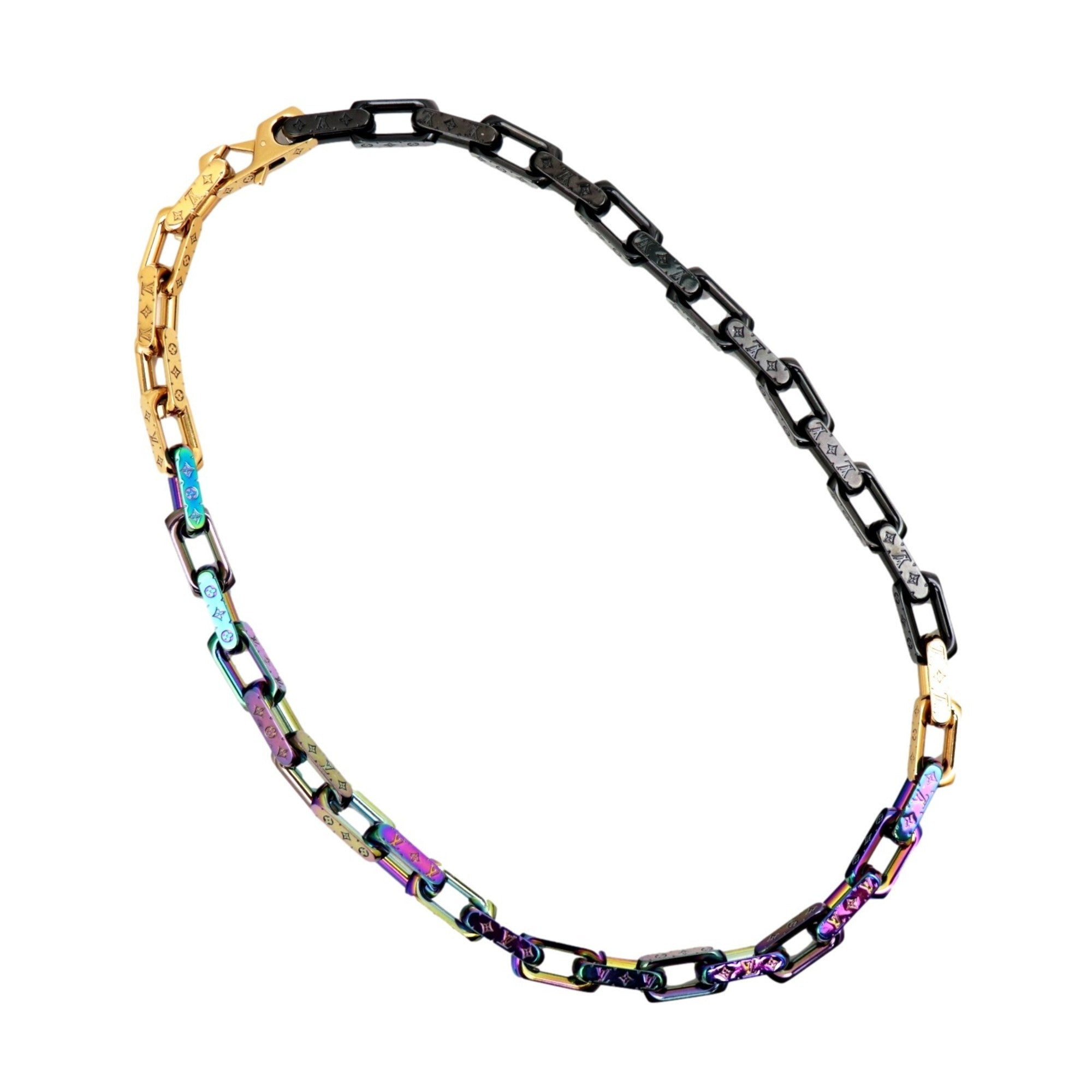 Louis Vuitton Monogram Colors Chain Necklace