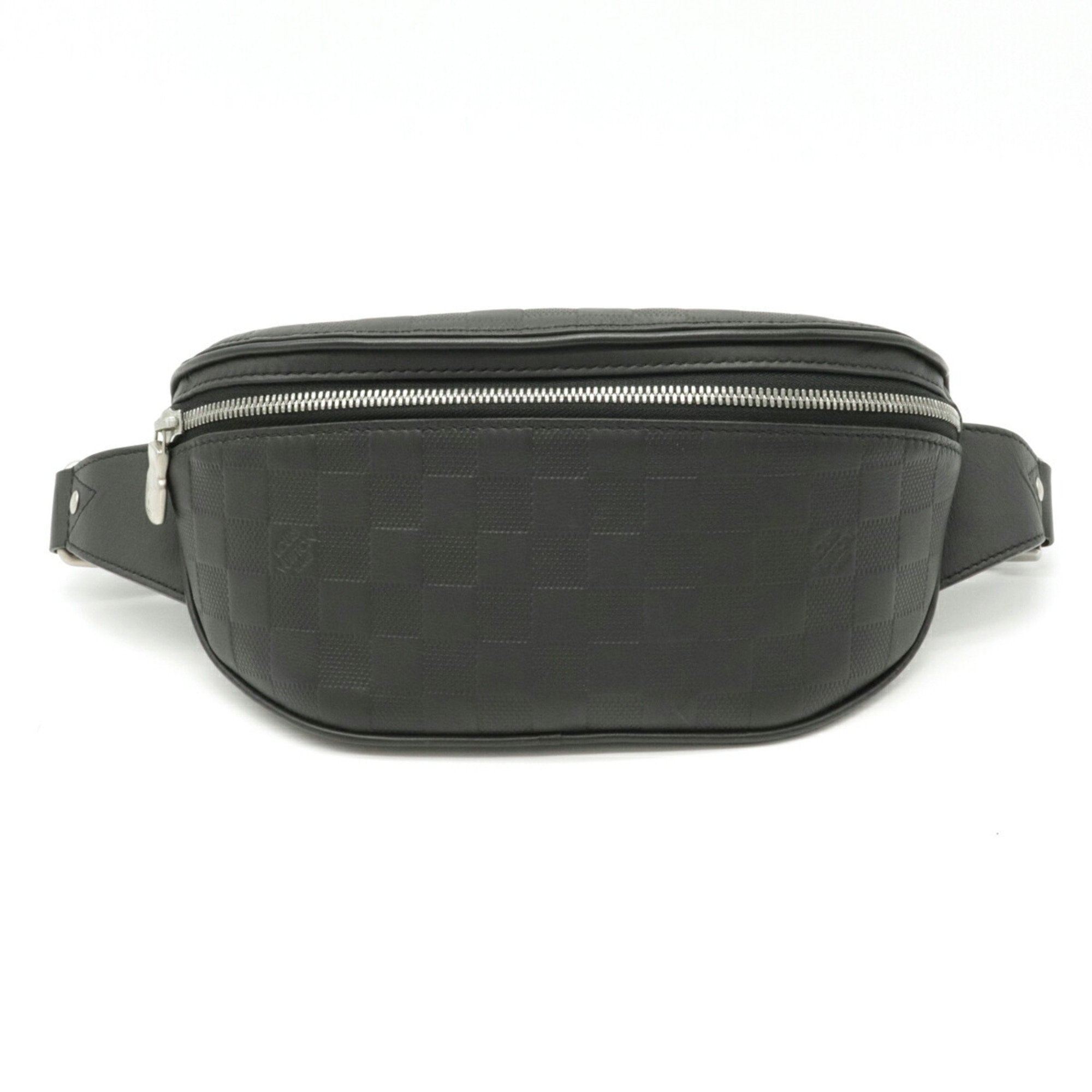 Louis Vuitton Damier Anfini Campus Bum Bag Body Waist Onyx Black N4029