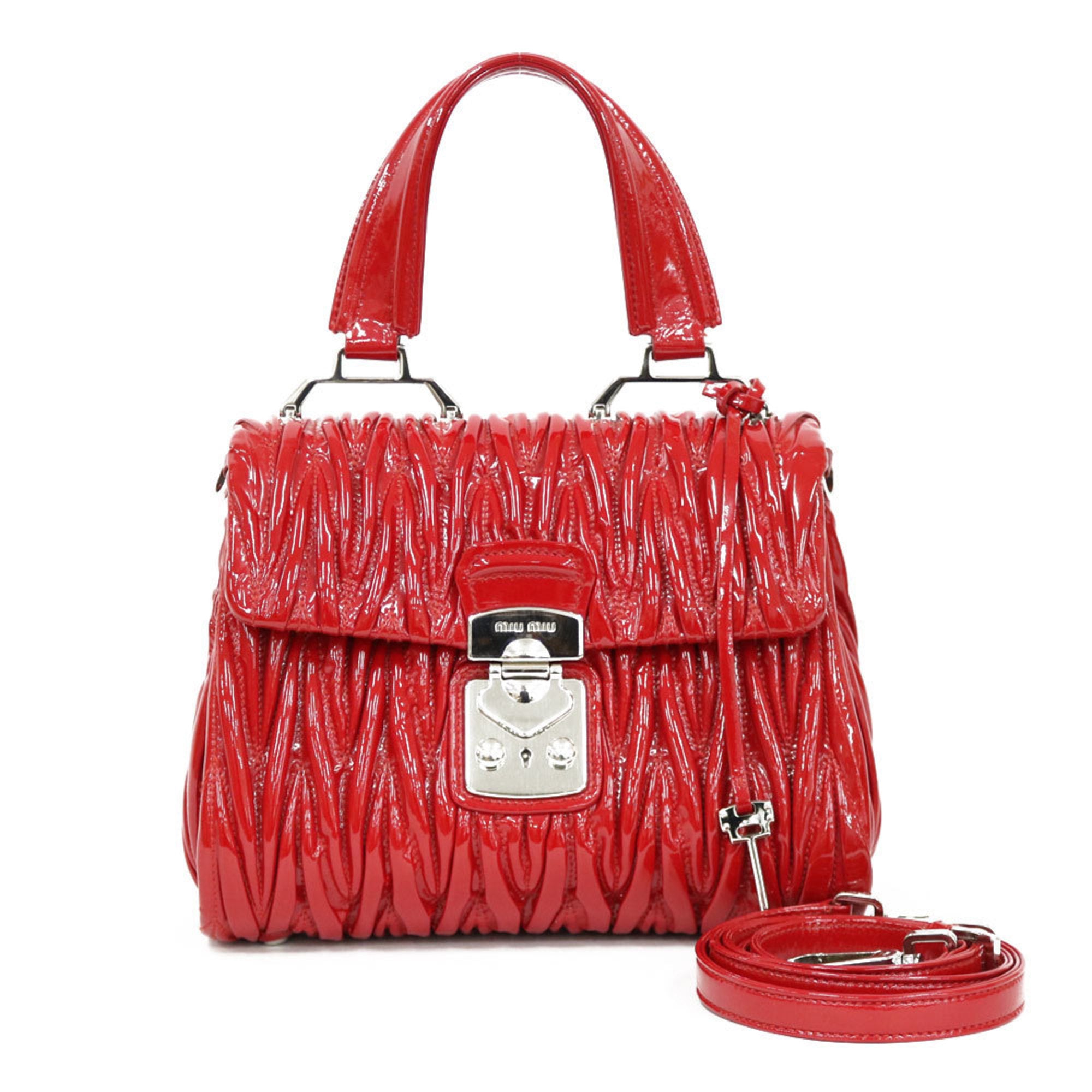 Miu Miu Leather Heart Bag Charm - Red Bag Accessories, Accessories -  MIU151780