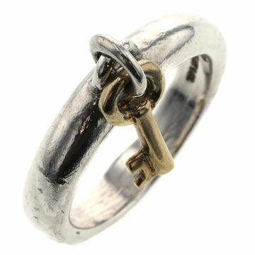 TIFFANY ring key charm combination silver 925 K18 yellow gold No. 9 ladies &Co.